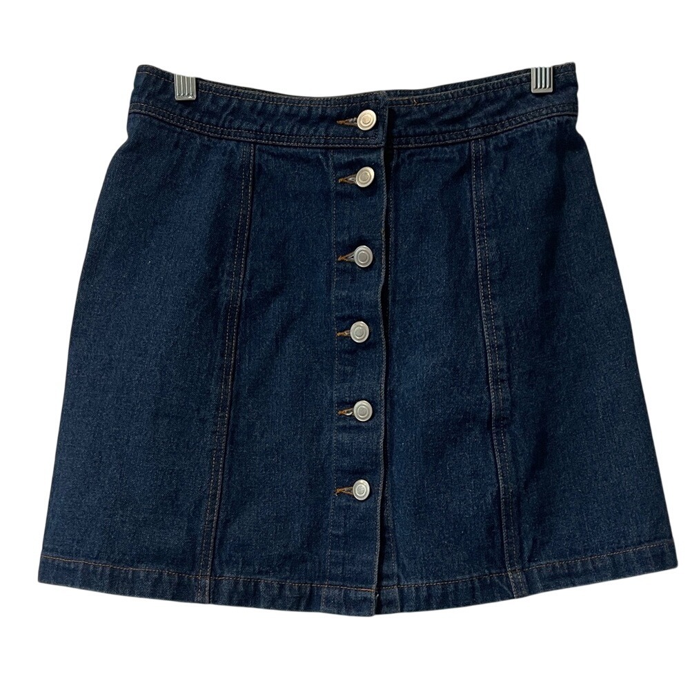 Sans Souci Y2K Style Denim Jean Mini Skirt Medium